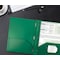 Better Office Products 2 Pocket Heavyweight Plastic Folder Portfolio With Prongs, Letter Size, Green, 24PK 86618 - alternate 2
